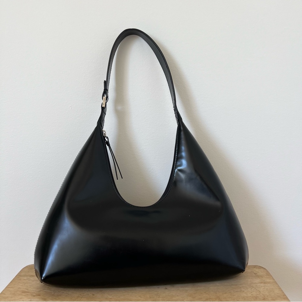 BY FAR Black Amber Bag